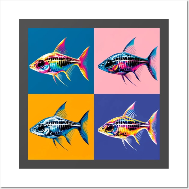 X-Ray Tetra - Cool Tropical Fish Wall Art by PawPopArt